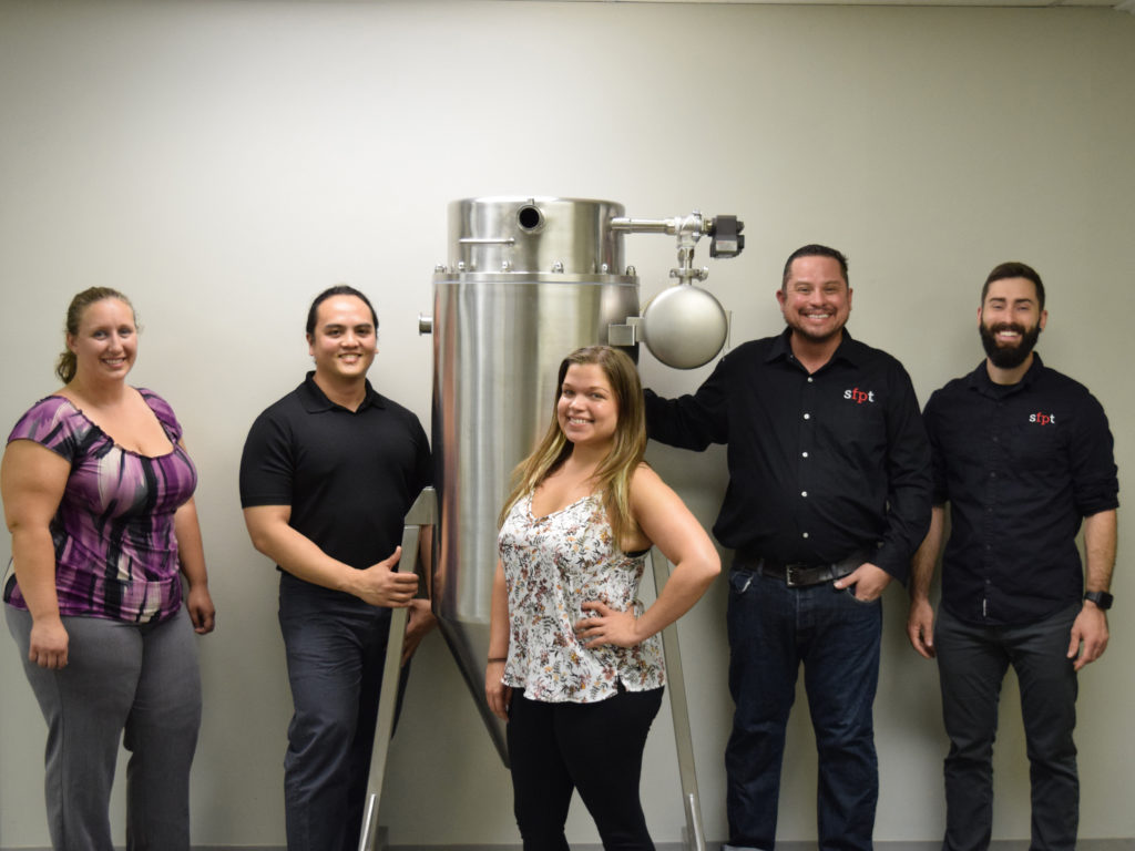 Left to right: Kay Vermeer, Will Arellano, Cindy Henderson, Rob Botello, and Derek Phillips